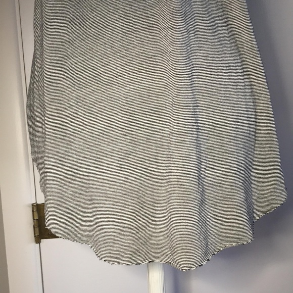 MELROSE AND MARKET Black and White Striped Tunic - Picture 4 of 6